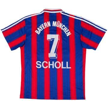 1995-97 Bayern Munich Home Shirt Scholl #7 - 6/10 - (L)