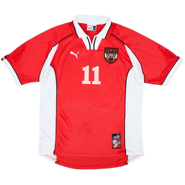 1998 Austria Away Shirt #11 - 6/10 - (XL)