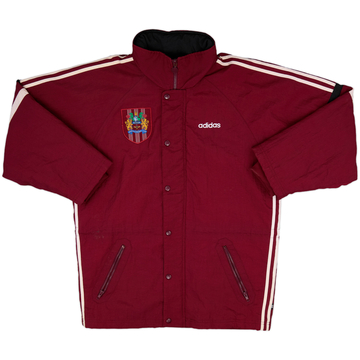 1996-98 Burnley adidas Padded Bench Coat - 7/10 - (S)