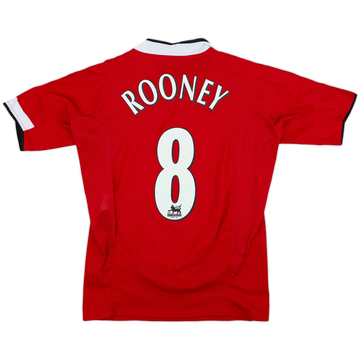 2004-06 Manchester United Home Shirt Rooney #8 - 7/10 - (S)