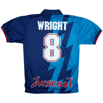 1995-96 Arsenal Away Shirt Wright #8 - 8/10 - (S)