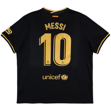 2020-21 Barcelona Away Shirt Messi #10 - 8/10 - (XXL)