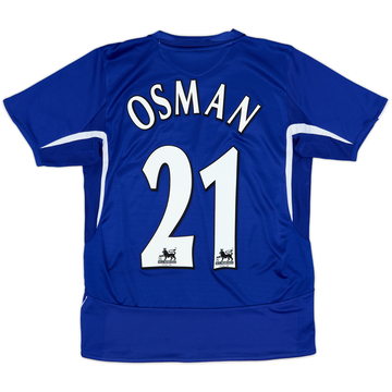 2005-06 Everton Home Shirt Osman #21 - 8/10 - (XL.Boys)