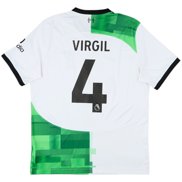 2023-24 Liverpool Away Shirt Virgil #4 - 7/10 - (L)