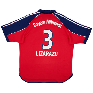 1999-01 Bayern Munich Home Shirt Lizarazu #3 - 7/10 - (XL)
