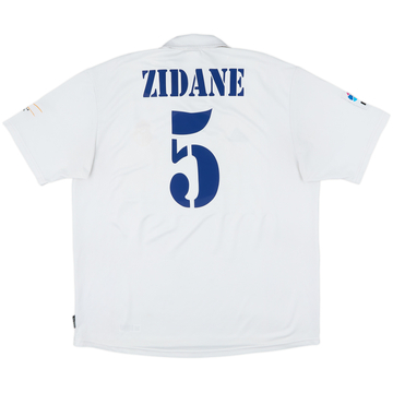 2001 Real Madrid Home Shirt Zidane #5 - 7/10 - (XL)