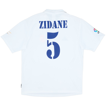 2001 Real Madrid Home Shirt Zidane #5 - 10/10 - (M)