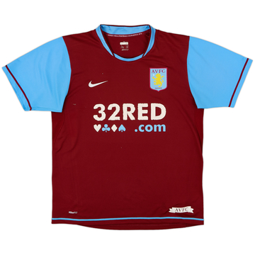 2007-08 Aston Villa Home Shirt - 4/10 - (M)