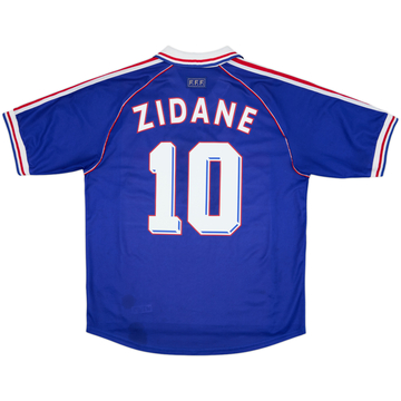 1998-00 France Home Shirt Zidane #10 - 7/10 - (L)