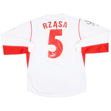 2002-04 Poland Home L/S Shirt Rzasa #5 - 5/10 - (L)
