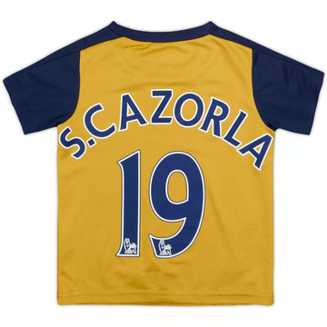 2015-16 Arsenal Away Shirt S.Cazorla #19 - 7/10 - (3-4 Years)
