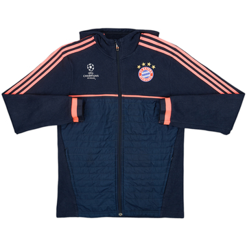 2015-16 Bayern Munich CL adidas Hooded Track Jacket - 8/10 - (M)
