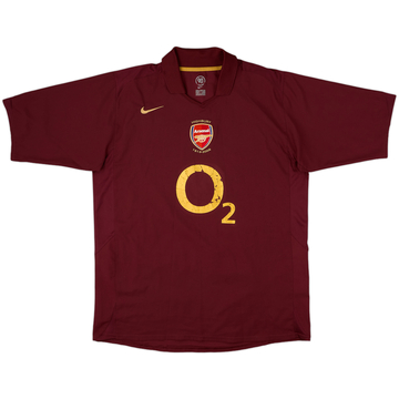 2005-06 Arsenal Home Shirt - 5/10 - (XL)