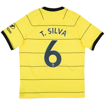 2021-22 Chelsea Away Shirt T.Silva #6 - 8/10 - (L)