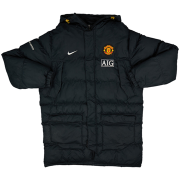 2008-09 Manchester United Nike Padded Bench Coat - 8/10 - (XL)