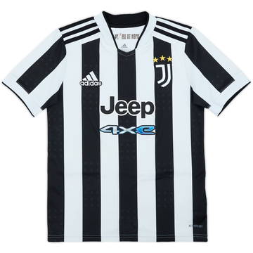 2021-22 Juventus Home Shirt - 6/10 - (M.Boys)