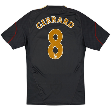 2009-10 Liverpool Away Shirt Gerrard #8 - 6/10 - (S)