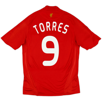 2008-10 Liverpool Home Shirt Torres #9 - 7/10 - (S)