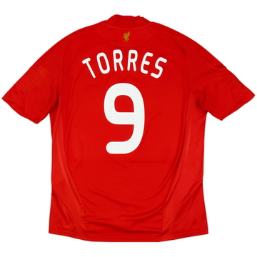 2008-10 Liverpool Home Shirt Torres #9 - 6/10 - (L)