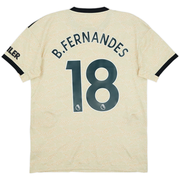 2019-20 Manchester United Away Shirt B.Fernandes #18 - 7/10 - (M)