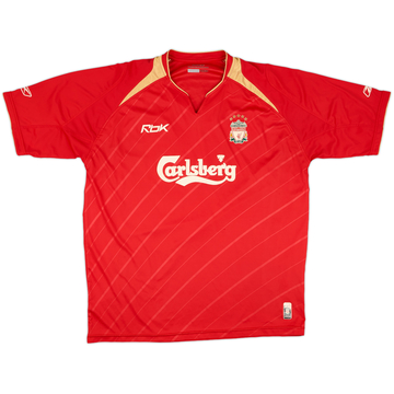 2005-06 Liverpool CL Home Shirt - 6/10 - (XL)