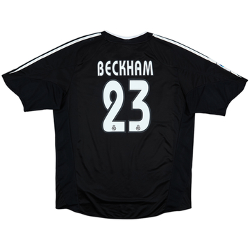 2004-05 Real Madrid Away Shirt Beckham #23 - 6/10 - (XL)