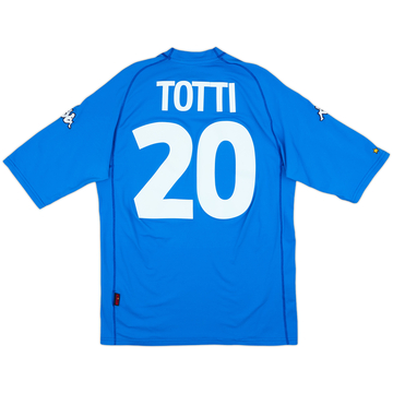 2000-01 Italy Home Shirt Totti #20 - 9/10 - (XL)