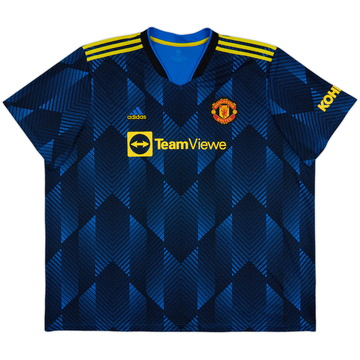 2021-22 Manchester United Third Shirt - 5/10 - (4XL)