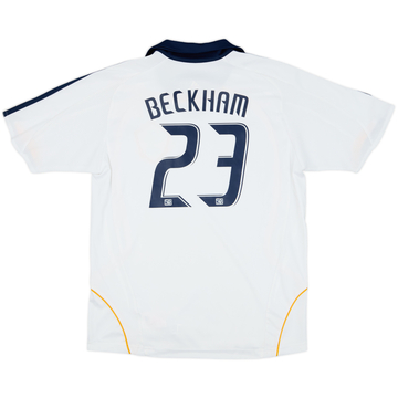2008-09 LA Galaxy Home Shirt Beckham #23 - 8/10 - (M.Boys)