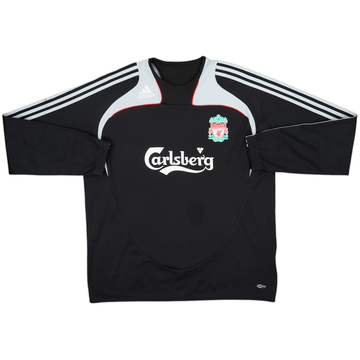 2008-09 Liverpool adidas Sweat Top - 9/10 - (XL)
