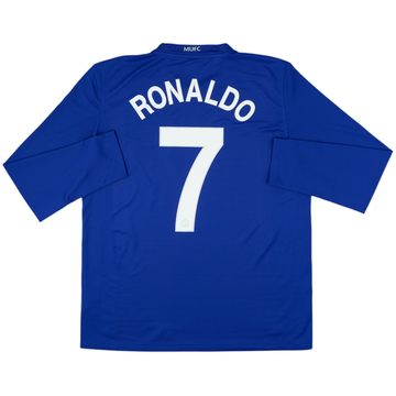 2008-09 Manchester United Third L/S Shirt Ronaldo #7 - 8/10 - (L)