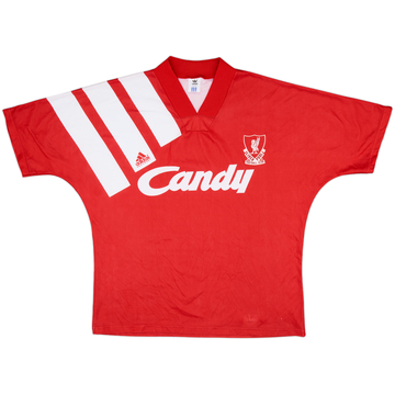 1991-92 Liverpool Home Shirt - 8/10 - (L/XL)
