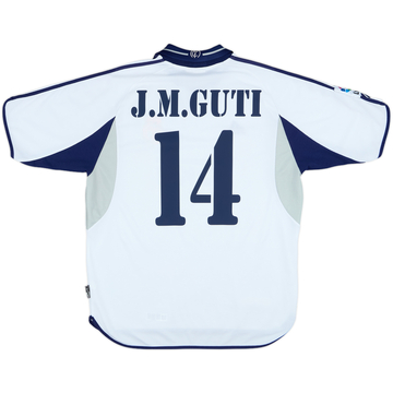 2000-01 Real Madrid Home Shirt J.M.Guti #14 - 6/10 - (L)