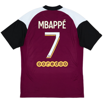 2020-21&#x20;Paris&#x20;Saint-Germain&#x20;Third&#x20;Shirt&#x20;Mbappe&#x20;&#x23;7&#x20;-&#x20;6&#x2F;10&#x20;-&#x20;&#x28;M&#x29;