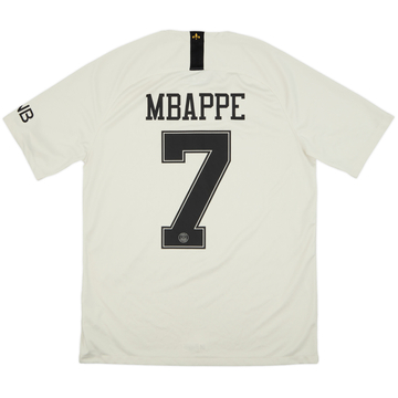 2018-19 Paris Saint-Germain Away Shirt Mbappe #7 - 9/10 - (L)