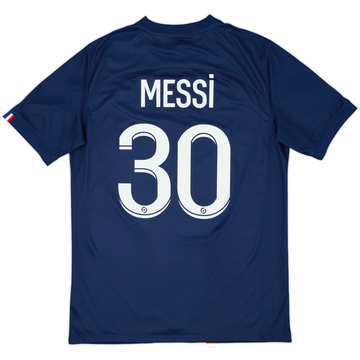 2022-23 Paris Saint-Germain Home Shirt Messi #30 - 7/10 - (M)