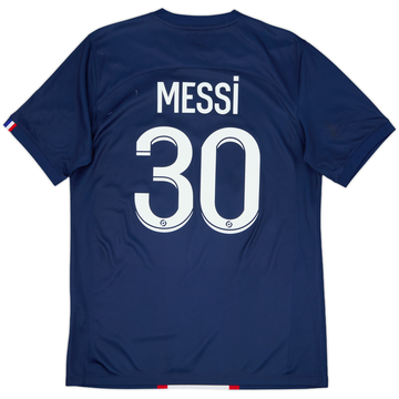 2022-23 Paris Saint-Germain Home Shirt Messi #30 - 5/10 - (M)