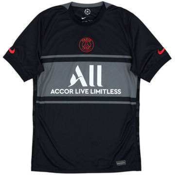 2021-22 Paris Saint-Germain Third Shirt - 8/10 - (S)