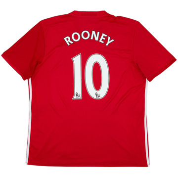 2016-17 Manchester United Home Shirt Rooney #10 - 5/10 - (XL)