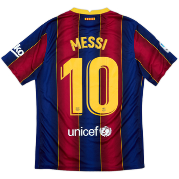 2020-21 Barcelona Home Shirt Messi #10 - 8/10 - (M)