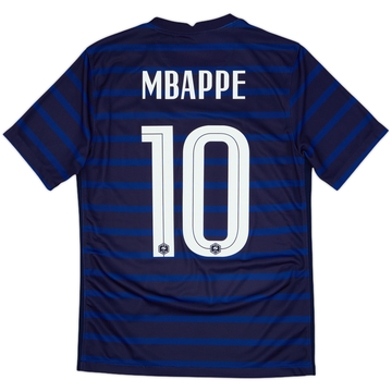2020-21 France Home Shirt Mbappe #10 - 7/10 - (S)