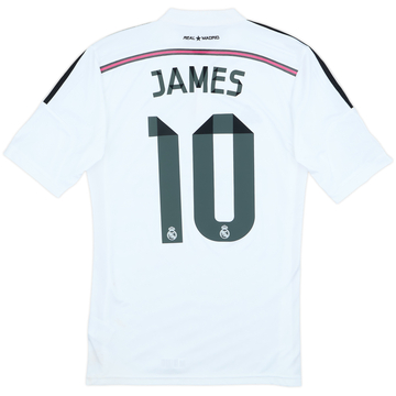 2014-15 Real Madrid Home Shirt James #10 - 7/10 - (S)