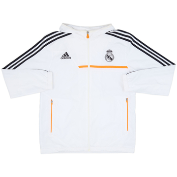 2013-14 Real Madrid adidas Hooded Track Jacket - 7/10 - (M)