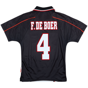1998-99 Ajax Away Shirt F.De Boer #4 - 7/10 - (Y)