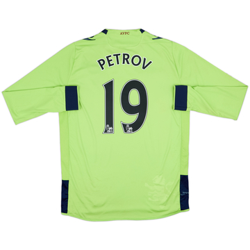 2012-13 Aston Villa Away L/S Shirt Petrov #19 - 7/10 - (L)