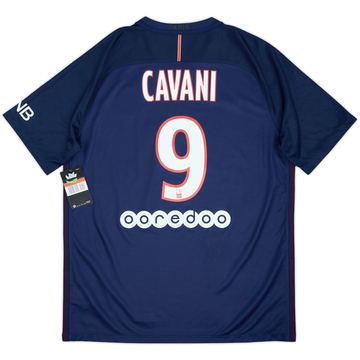 2016-17 Paris Saint-Germain Home Shirt Cavani #9 (L)