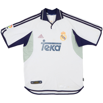 2000-01 Real Madrid Home Shirt - 3/10 - (S)