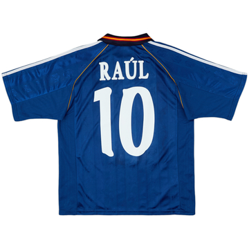 1999-00 Spain Away Shirt Raul #10 - 8/10 - (M)