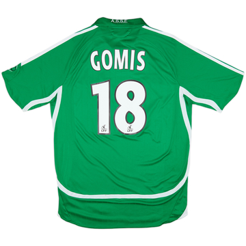 2006-07 Saint Etienne Home Shirt Gomis #18 - 8/10 - (M)