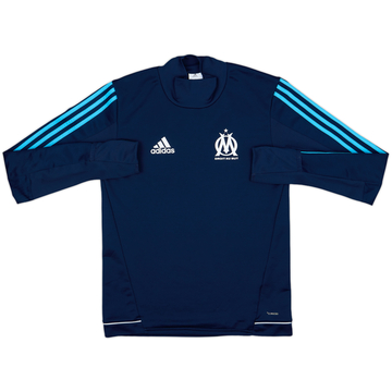 2017-18 Olympique Marseille adidas Sweat Top - 9/10 - (S)